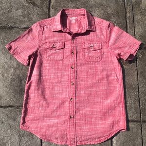 Arizona Jean Co short sleeve boy button down shirt